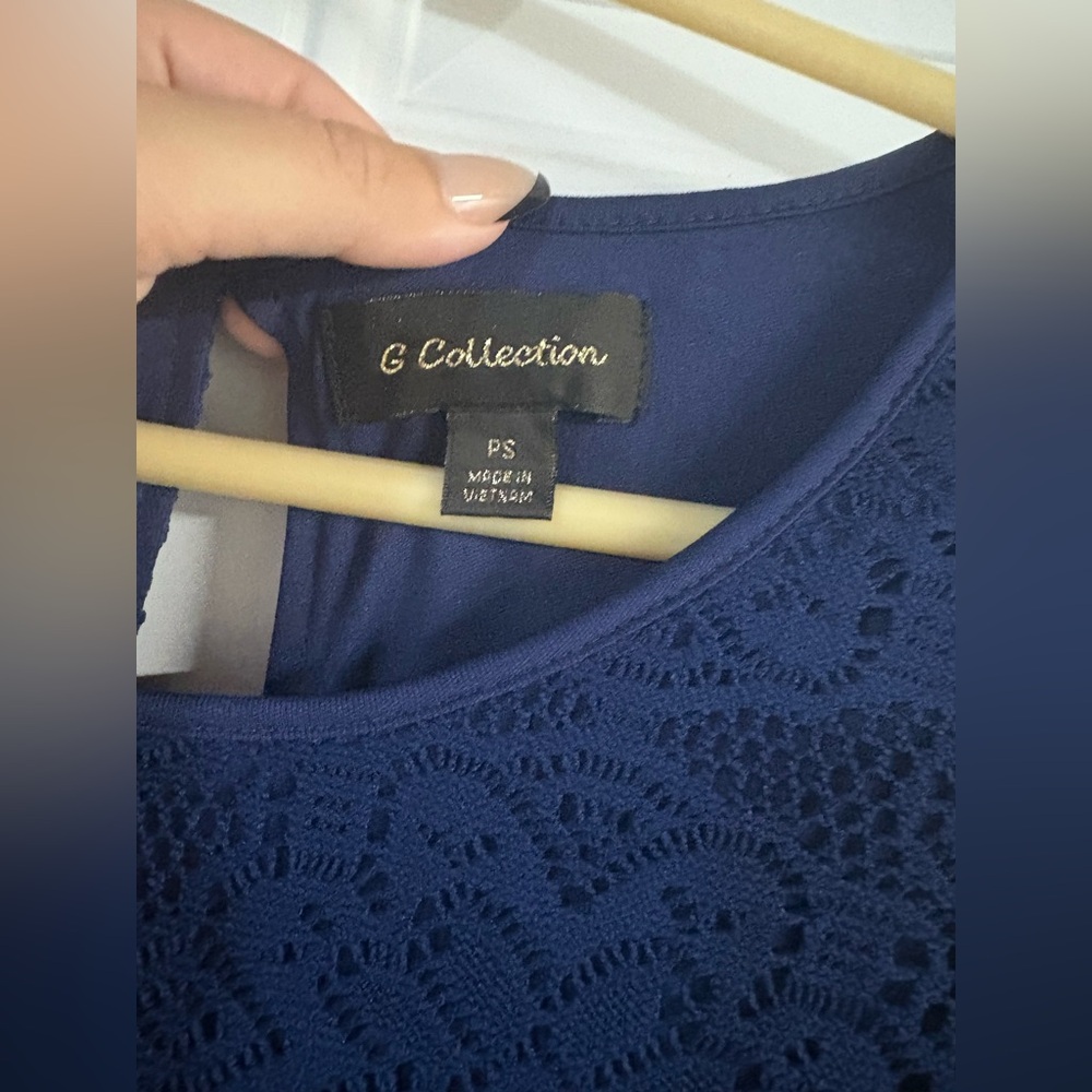 Elegant Navy Lace Dress✨ - Picture 6 of 8